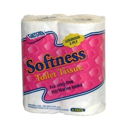Valterra VALTERRA LLC Q23630 Softness Toilet Tissue; 4 Pack V46-Q23630